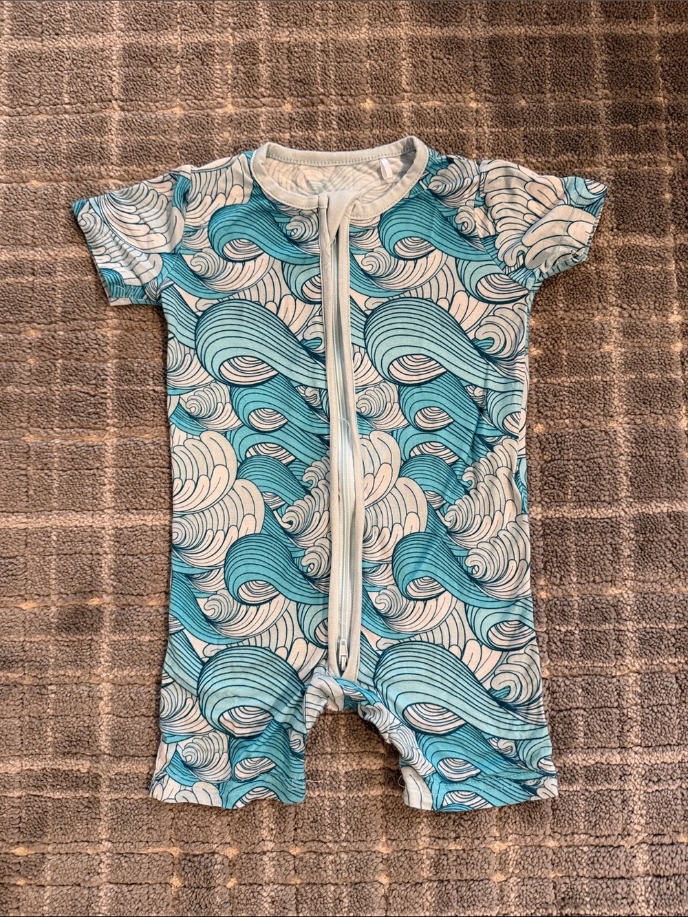 Lucky Panda Kids 6-12 MO Shorty Romper